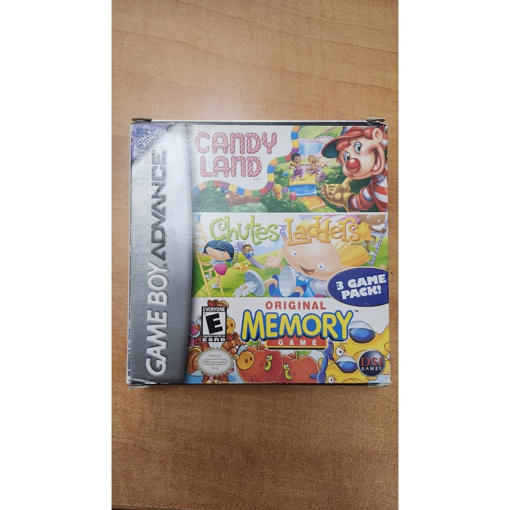 Gameboy Advance Candy Land / Chutes & Ladders‎ / Memory Game